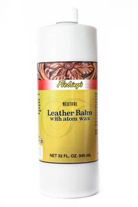 Fiebing's Leather Balm w/Atom Wax Cleaner Softener Protector Top Finish 32 oz - Picture 1 of 2