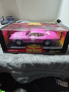 ERTL American Muscle 1969 Pontiac GTO Pink 1:18 Diecast Die Cast (A159) - Picture 1 of 3