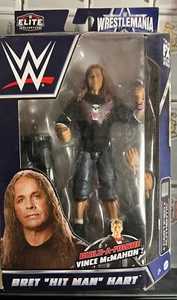 Bret der Hitman Hart WWE Elite Collection Wrestlemania 38 Vince McMahon Baf - Bild 1 von 2