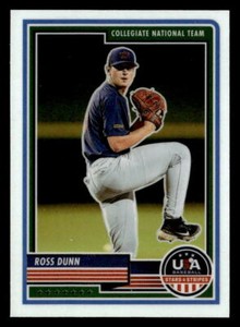 Ross Dunn 2023 Panini USA Baseball Stars & Stripes Card #66 USA