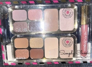 2x Ulta Beauty Eyeshadow-highlighter+blush Palettes/lipgloss/makeup-bag Set NEW - Picture 1 of 6