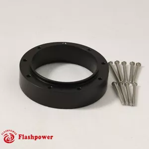 Espaciador de extensión adaptador de buje de volante de 1,0" para 9 pernos negro - Imagen 1 de 3