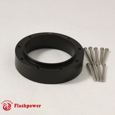 1.0" Steering Wheel Hub Adapter Extension Spacer for 9 Bolt Black - Image 1 of 3