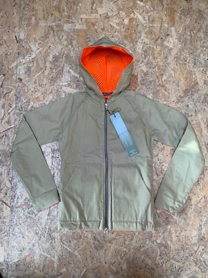 Chaqueta bombardero con capucha Griffin, con revestimiento de malla de fluro naranja talla XS Foto 1 de 3