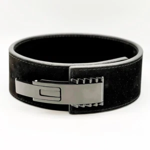 Pioneer 10mm Lever Powerlifting Belt PAL V2 - Double Black Suede - Picture 1 of 1
