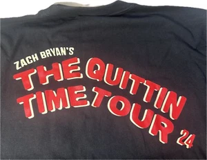 Zach Brayn’s The Quittin Time Tour Crew Dickies Tasche T-Shirt Medium neu - Bild 1 von 8