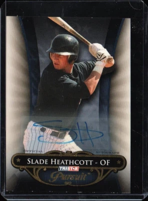 Slade Heathcott (New York) 2010 TriStar Pursuit On-Card Autograph 44/80 Mint+ - Image 1 of 2
