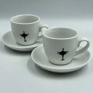 Ryder Cup • 2 x Espresso Cups & Saucers • 2023 Marco Simone, Rome • Golf • New - Picture 1 of 7
