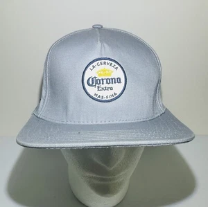 Corona Extra Snapback Adjustable Hat Cap Grey Beer La-Cerveza Mas-Fina OSFA - Foto 1 di 11