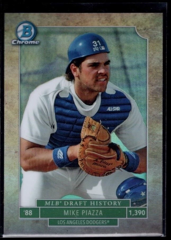 МАЙК ПЬЯЦЦА ДОДЖЕРС METS MLB ПРОЕКТ ИСТОРИЯ ПЕРЕЛИВАЮЩАЯСЯ RC 2016 БОУМЕН ХРОМ - Изображение 1 из 1