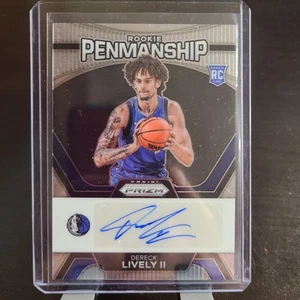 2023-24 Panini Prizm - Rookie Penmanship Dereck Lively #RP-DLI (AU, RC) Dallas - Picture 1 of 2