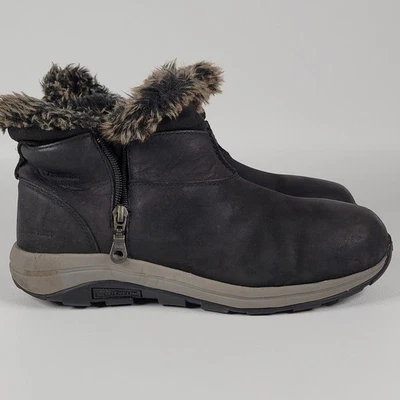 Columbia Bota de Invierno Aislada Impermeable Cuero Negro para Mujer 8.5 EE. UU./39.5 UE Foto 1 de 4