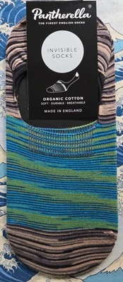 Pantherella Men's English Invisible Cotton Socks LimeMix UK 7.5-9.5 EU 41-44 £13 - Image 1 of 4