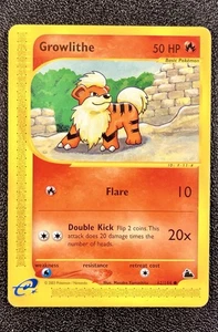 Juego de cartas coleccionables Pokémon Growlithe - Skyridge E-Reader regular común 62/144 (2003) - Imagen 1 de 4