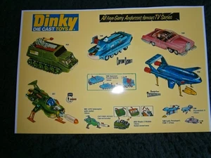 Affiche publicitaire Dinky sur papier photo A4 19,5 SUR 29,7 CM - Picture 1 of 1