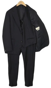 Suitsupply Mens Havana Peak Jetted Ferrara Soho Suit UK44R Blue Wool 3 Piece - Picture 1 of 23