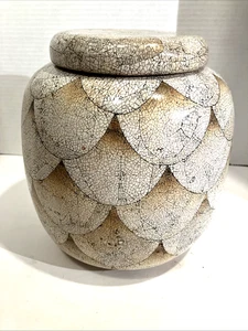 Maitland Smith Large Decorative Ginger Jar Excellent - Picture 1 of 9