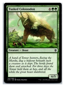 Khans of Tarkir #155 Tusked Colossodon - Picture 1 of 2