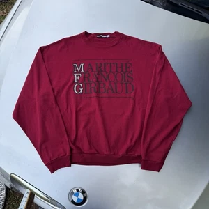 Marithe Francois Girbaud Deadstock Vintage Crewneck Sweatshirt Spellout Graphic - Bild 1 von 9