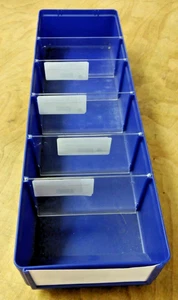 Regalkasten RK 500/152 blau, gebraucht, mit Trennwänden - Bild 1 von 5