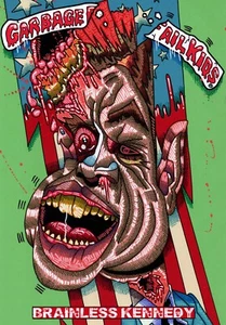 GPK SKETCH ART 8 X 12, HAND DRAWN, INKS, JFK, HORROR ART - Picture 1 of 1