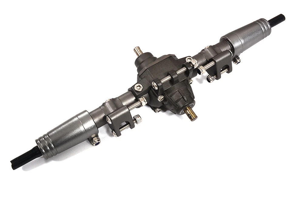 Billet Machined Complete Center Axle Assembly w/ Internals for 1/10 SCX10 II 6X6 - Image 1 of 1