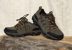 Zapatos de Senderismo Impermeables Zapatillas de Sendero Aire Libre Caminar Verde Oliva - Imagen 1 de 13