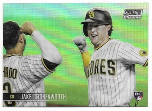 Topps Stadium Club 2021 refractor cromado Jake Cronenworth (#181) Padres RC - Imagen 1 de 2