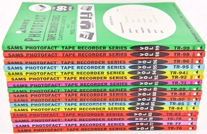 Sams Photofact Tape Recorder Series TR-76 to TR-99 *Select Volume* (Good) - Picture 1 of 31