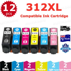 12X Compatible 312XL 312 XL Ink Cartridge For Epson Expression XP8500 XP8600 XP - Picture 1 of 7