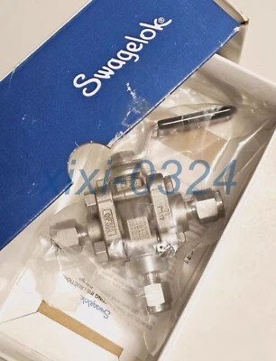 1pcs NEW  Swagelok  SS-62XTS4  3-piece 60 series 3-way ball valve  DHL shipping - Image 1 of 3