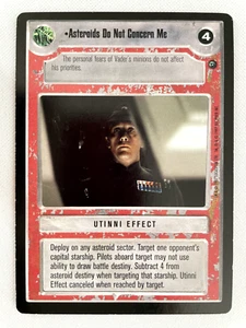 Star Wars CCG - Asteroids Do Not Concern Me - Dagobah (Limited) - Picture 1 of 1