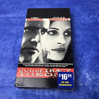 Conspiracy Theory VHS Tape Mel Gibson Julia Roberts - Image 1 of 4