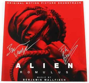 Alien: Romulus 12" Signed Vinyl Insert Signed Benjamin Wallfisch & Fede Álvarez - Picture 1 of 2