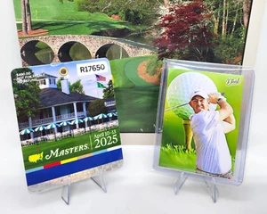 2025 MASTERS AUGUSTA NATIONAL BADGE & RORY McILROY LIMITED ED. SKETCH #'D 18/30 - Picture 1 of 3