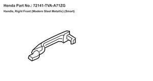 BNIB OEM 18-21 Honda Accord Sedan Front Right Exterior Smart Door Handle FR - Bild 1 von 6