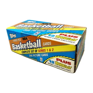 1992-93 Topps NBA Basketball Opened Set NEW 396 Cards Nice Shape Box - Picture 1 of 2
