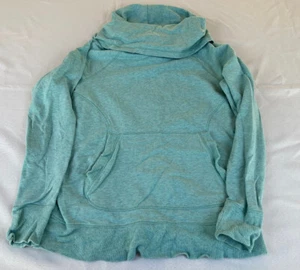 L.L. Bean Damen Pullover Trichterkragen türkis Small normal Sweater Daumeneinsätze - Bild 1 von 7