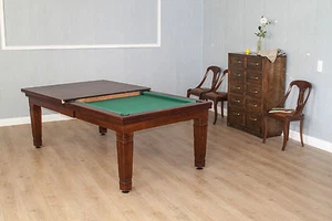 POOL Billard ELSASS 7 ft Billardtisch Ess- und Billiardtisch Inkl Abdeckplatte - Bild 1 von 10