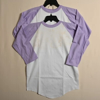 Vintage Cal Cru Baseball T-Shirts 3/4-Sleeve Size M - Lot of 2 - 4269 - Image 1 of 4