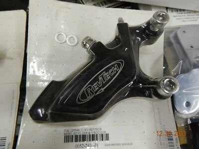 Revtech Right Brake caliper black 4 piston touring vrod harley custom 00^ Brembo - Image 1 of 2