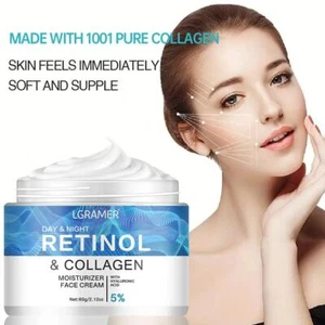 Retinol Straffende Gesichtscreme Lifting Hals Anti-Aging Entfernen Falten Nacht Tag - Bild 1 von 26