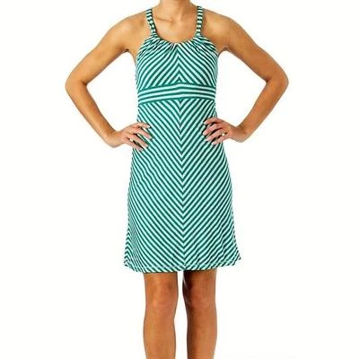 STUDIO M Mujer MINIVESTIDO INFORMAL JERSEY GRIS VERDE RAYAS SIN MANGAS TALLA M NUEVO CON ETIQUETAS Foto 1 de 3