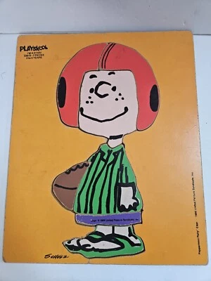 Antigo 1966 Peanuts Playskool pré-escolar hortelã-pimenta Patty quebra-cabeça "I'm a Star" 230-9 - Imagem 1 de 2