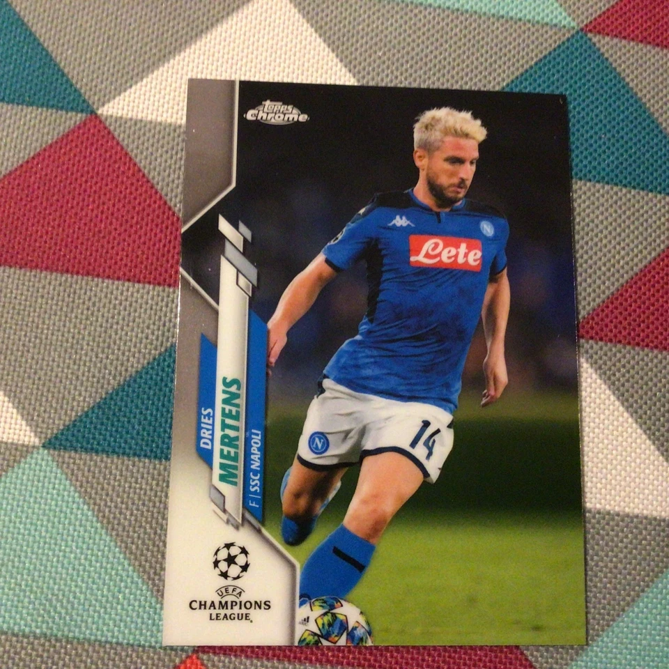 Dries Mertens #24 SSC Napoli  2019-20 TOPPS CHROME UEFA CHAMPIONS LEAGUE - Image 1 of 1