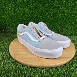 Scarpe casual Vans Old Skool Platform donna pastello taglia 8,5 nuove con scatola - Foto 1 di 7