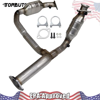 Y-Pipe Catalytic Converters For 2007-2008 GMC Sierra Yukon XL 1500 2009 Yukon - Image 1 of 4
