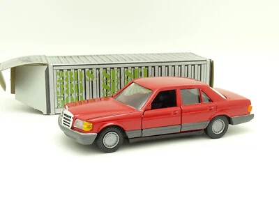 NZG 1/35 - Mercedes 280 300 320 500 Si W126 Rosso - Immagine 1 di 2
