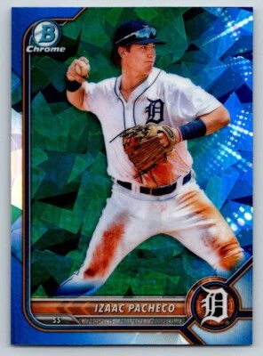IZAAC PACHECO #BCP-106 - 2022 BOWMAN CHROME SAPPHIRE RC ROOKIE - Image 1 of 2