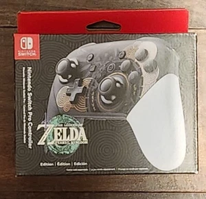 The Legend of Zelda Tears of the Kingdom Nintendo Switch Pro Controller -In Hand - Picture 1 of 3